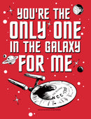 Men's Star Trek Valentine's Day Your The Only One In The Galaxy For Me Pull Over Hoodie