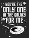 Women's Star Trek Valentine's Day Your The Only One In The Galaxy For Me Scoop Neck