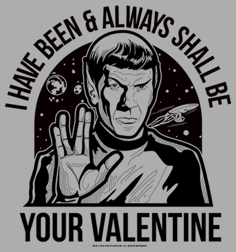 Boy's Star Trek: The Original Series Spock Always Shall Be Valentine T-Shirt