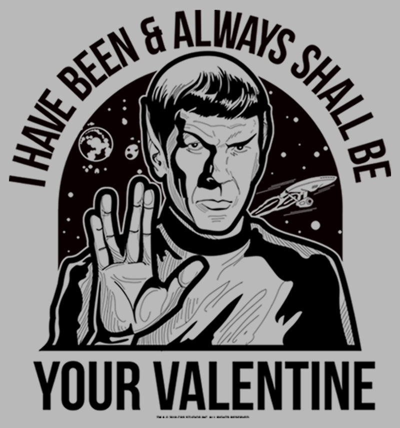 Men's Star Trek Spock Always Shall Be Valentine Tank Top