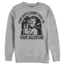 Men's Star Trek Spock Always Shall Be Valentine Sweatshirt