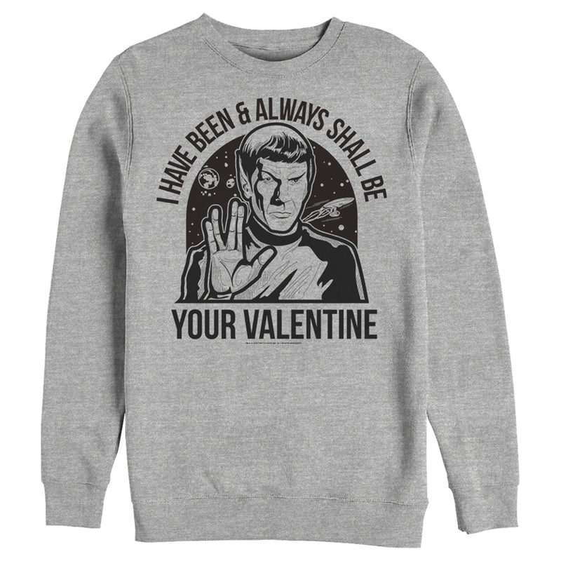 Men's Star Trek Spock Always Shall Be Valentine Sweatshirt