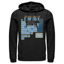 Men's Star Trek Periodic Table Of Starfleet Pull Over Hoodie