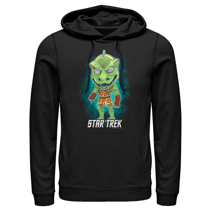 Men's Star Trek: The Original Series Cartoon Gorn Alien Pull Over Hoodie