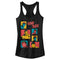 Junior's Star Trek: The Original Series Retro Character Squares Racerback Tank Top