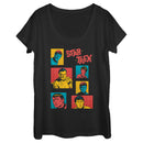 Women's Star Trek: The Original Series Retro Character Squares Scoop Neck