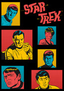 Boy's Star Trek: The Original Series Retro Character Squares T-Shirt