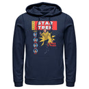 Men's Star Trek: The Original Series Captain Kirk Comic Print Pull Over Hoodie