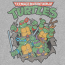 Boy's Teenage Mutant Ninja Turtles Retro Turtles in Action T-Shirt