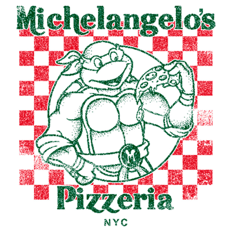 Men's Teenage Mutant Ninja Turtles Michelangelo's Pizzeria T-Shirt