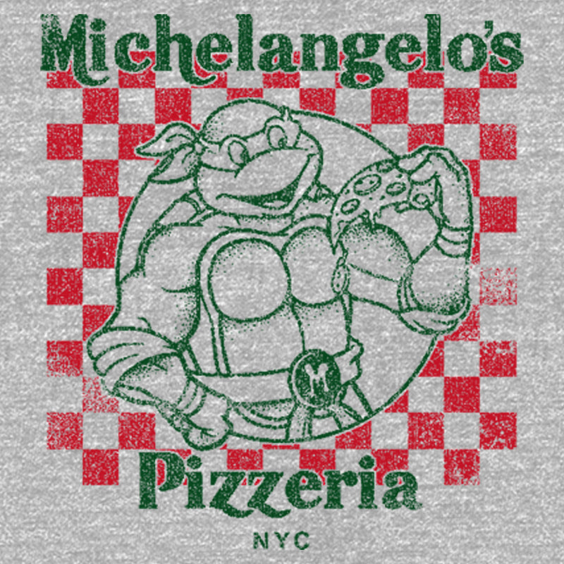 Girl's Teenage Mutant Ninja Turtles Michelangelo's Pizzeria T-Shirt