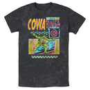 Men's Teenage Mutant Ninja Turtles Distressed Wave Zone Michelangelo T-Shirt