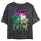 Junior's Teenage Mutant Ninja Turtles The Movie Retro Poster T-Shirt