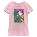 Girl's Teenage Mutant Ninja Turtles Retro Movie Poster T-Shirt