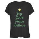 Junior's Lost Gods Joy Love Peace T-Shirt