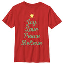 Boy's Lost Gods Joy Love Peace T-Shirt