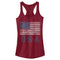 Junior's Lost Gods Fourth of July Vintage American Flag Racerback Tank Top