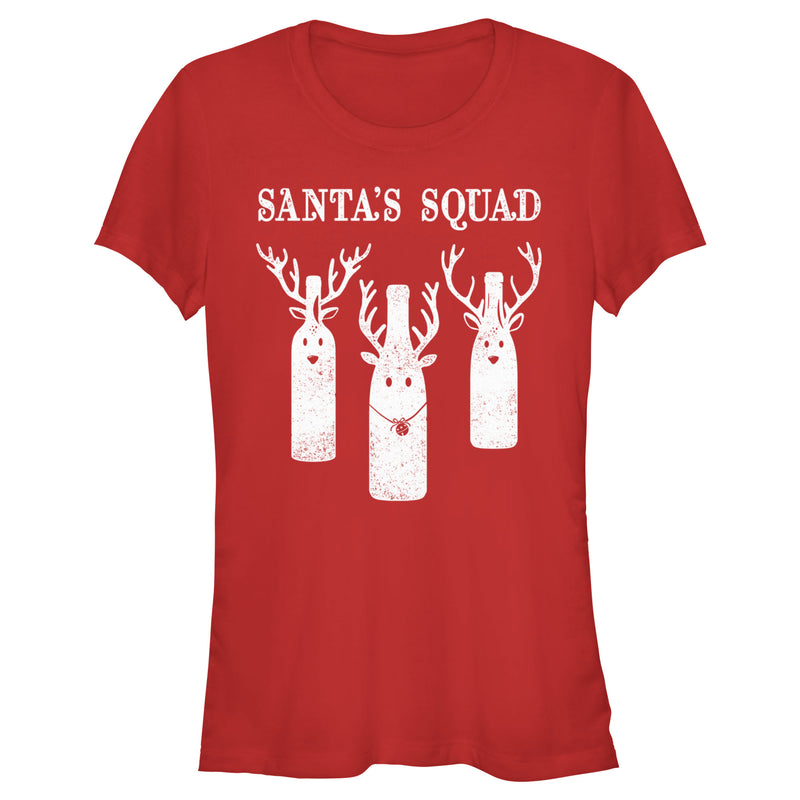 Junior's Lost Gods Distressed Santa’s Squad T-Shirt