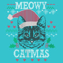 Girl's Lost Gods Meowy Catmas Knit T-Shirt