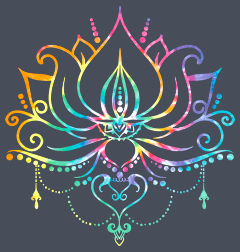 Women's Lost Gods Rainbow Lotus Flower Racerback Tank Top