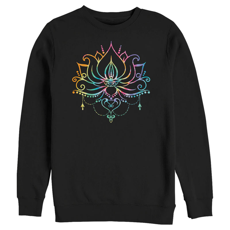 Men's Lost Gods Rainbow Lotus Flower Sweatshirt