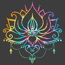 Women's Lost Gods Rainbow Lotus Flower T-Shirt