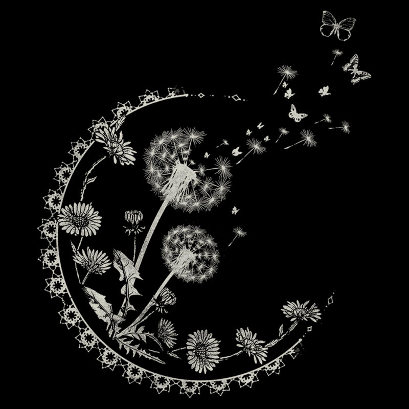 Junior's Lost Gods Dandelion Moon Sweatshirt