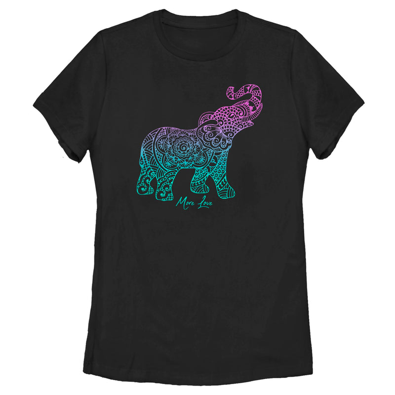 Women's Lost Gods Mandala Elephant T-Shirt