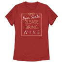 Women's Lost Gods Please Bring Wine T-Shirt