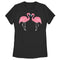 Women's Lost Gods Couple Pink Flamingos T-Shirt