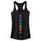 Junior's Lost Gods Stacked Chakra Racerback Tank Top