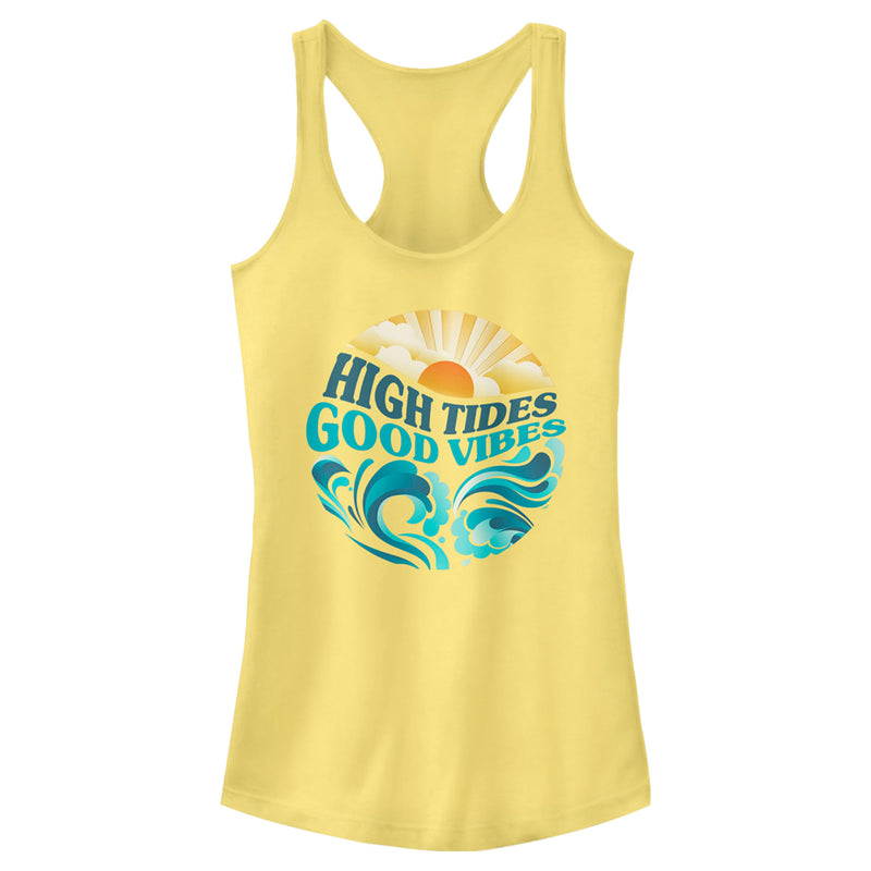 Junior's Lost Gods High Tides Good Vibes Racerback Tank Top