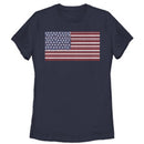 Women's Lost Gods Fourth of July Ornate American Flag T-Shirt