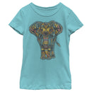 Girl's Lost Gods Elephant Love Free Live Wild T-Shirt