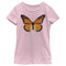 Girl's Lost Gods Monarch Butterfly Portrait T-Shirt