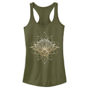 Junior's Lost Gods Gold Lotus Racerback Tank Top