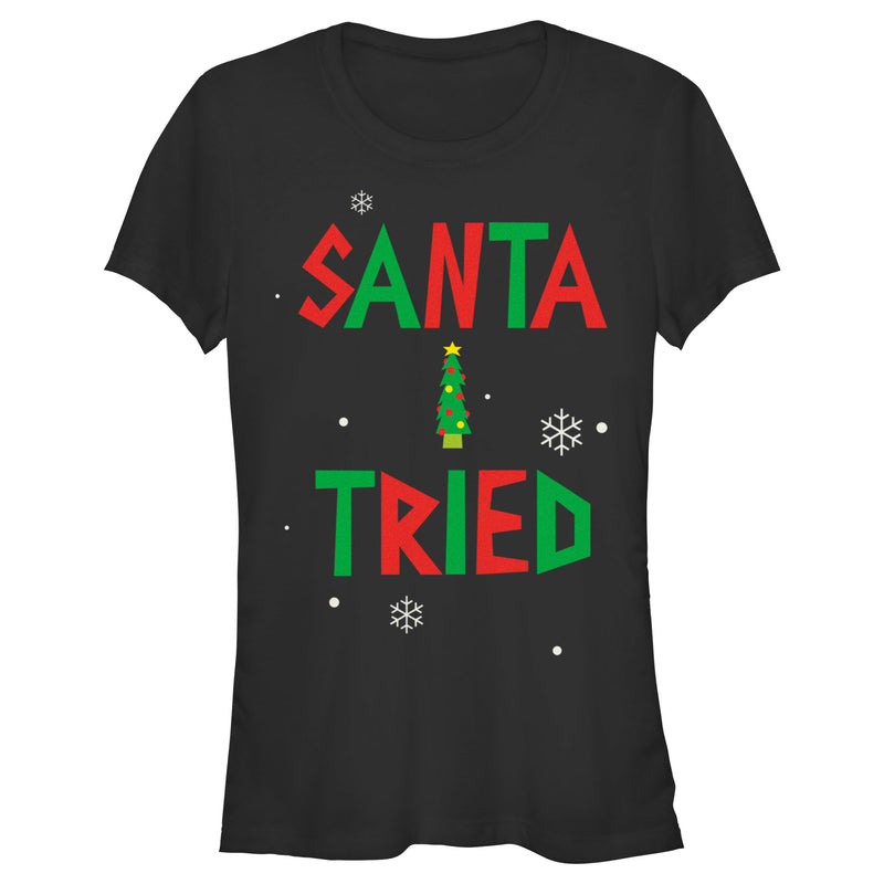 Junior's Lost Gods Santa I Tried T-Shirt