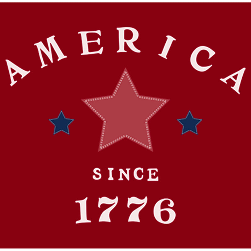 Junior's Lost Gods Fourth of July American Since 1776 Racerback Tank Top