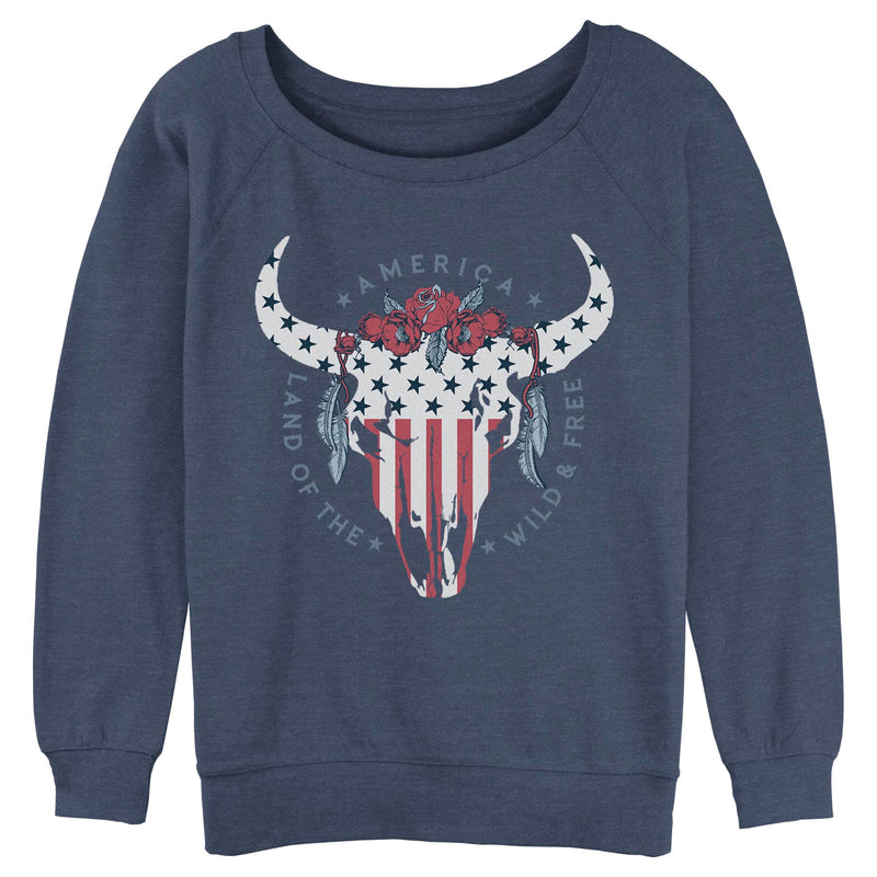 Junior's Lost Gods America Land of the Wild & Free Sweatshirt