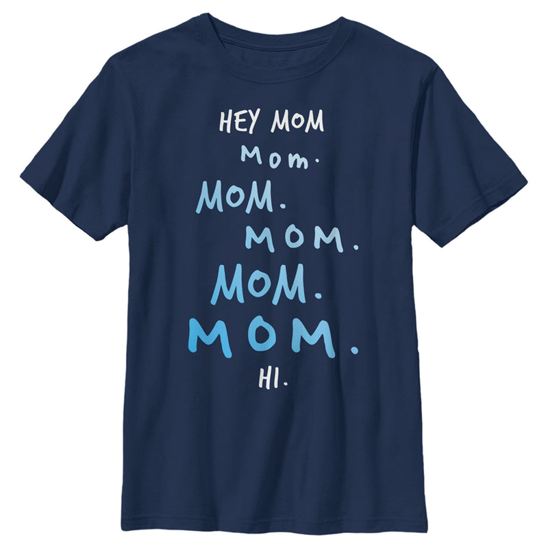 Boy's Lost Gods Hey Mom Hi Hi T-Shirt
