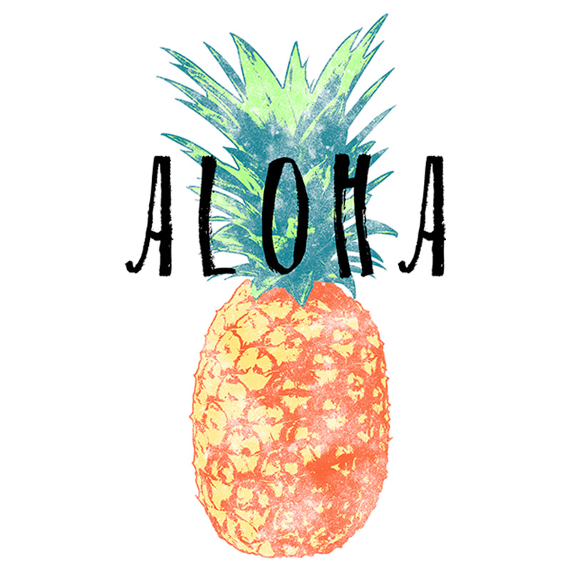 Girl's Lost Gods Aloha Watercolor Pineapple T-Shirt