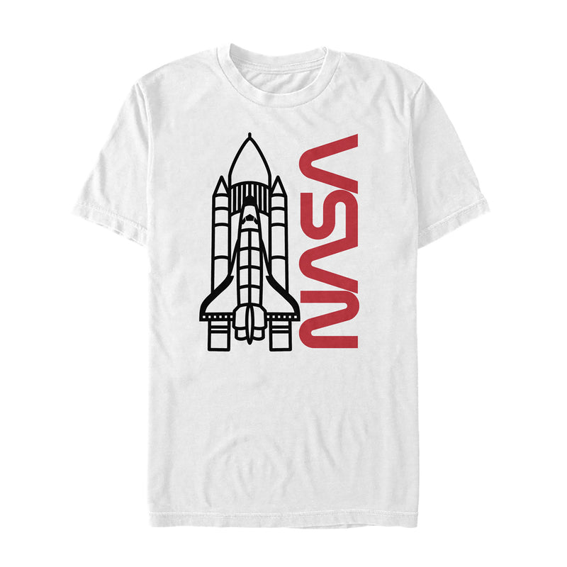 Men's NASA Sleek Rocket Launch T-Shirt