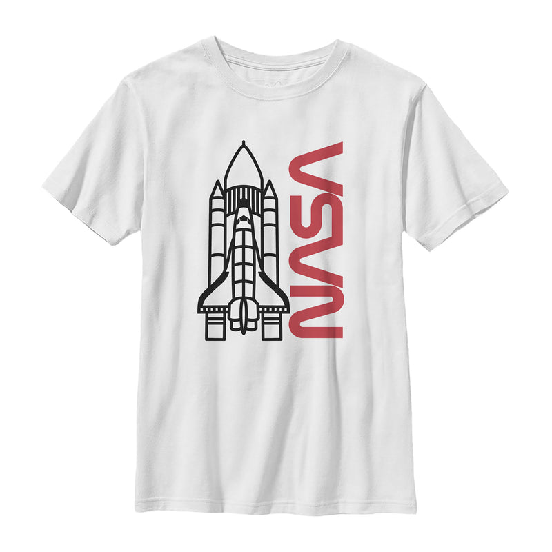 Boy's NASA Sleek Rocket Launch T-Shirt