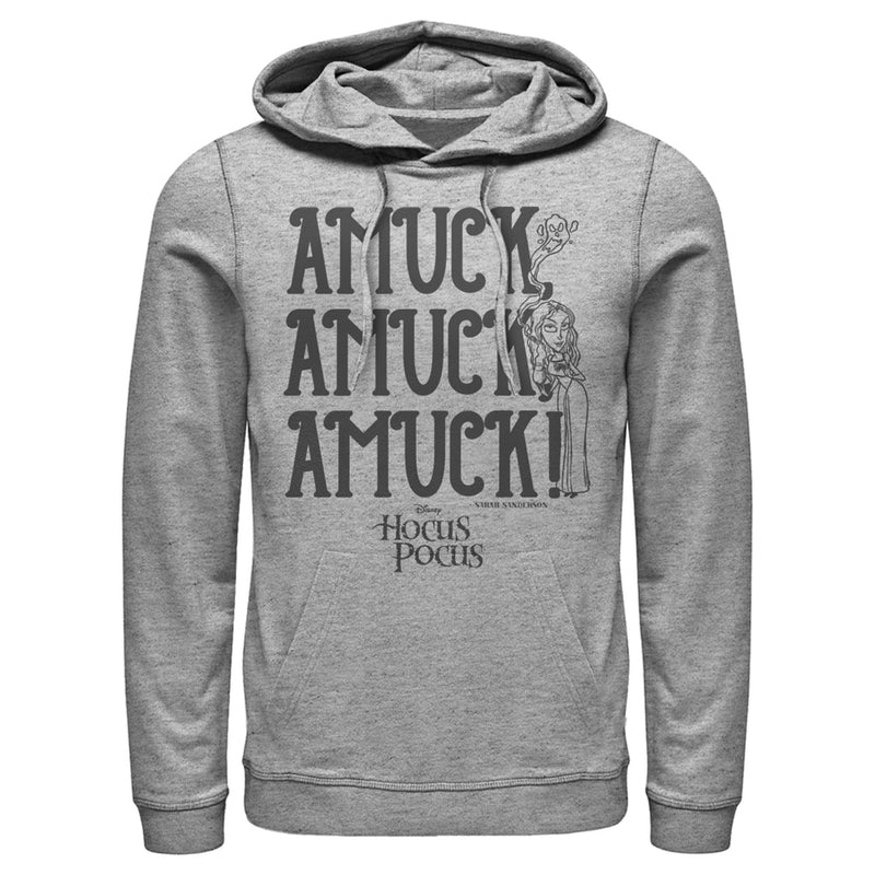 Men's Hocus Pocus Amuck Quote Pull Over Hoodie