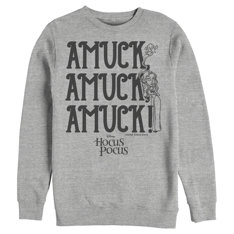 Men's Hocus Pocus Amuck Quote Sweatshirt