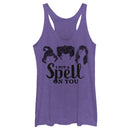 Women's Hocus Pocus Witch's Spell on You Racerback Tank Top