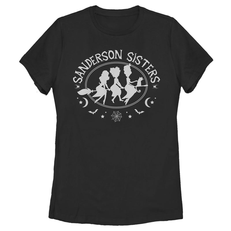 Women's Hocus Pocus Sanderson Sisters Witch Broom T-Shirt