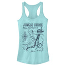 Junior's Jungle Cruise Map of the Jungle Racerback Tank Top