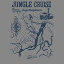 Junior's Jungle Cruise Map of the Jungle Cowl Neck Sweatshirt