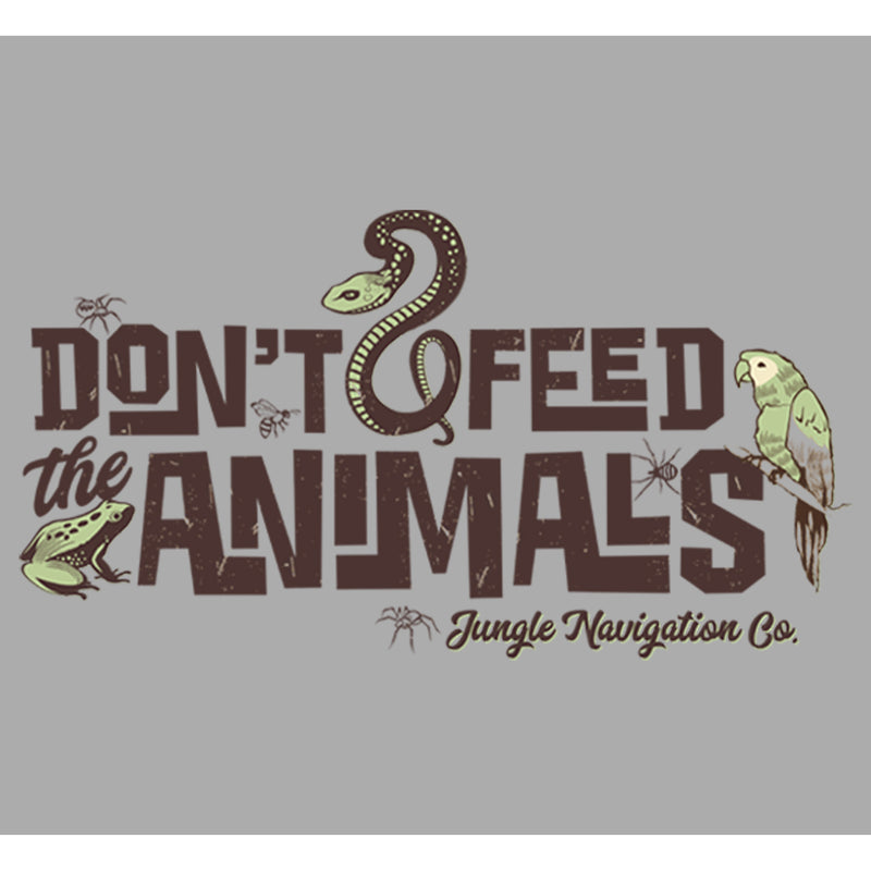 Boy's Jungle Cruise Don't Feed The Animals Logo T-Shirt